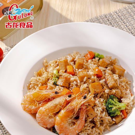 古龙食品猪肉午餐肉罐头即食咸蛋黄制品涮火锅早餐三明治火腿198g*3罐 商品图0