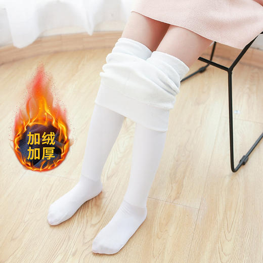 【宝宝跳舞考级的好帮手】A类天鹅绒白色女童舞蹈袜儿童连裤纯色袜裤春秋薄款丝袜夏季跳舞考级打底裤 商品图7