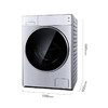 松下(Panasonic)XQG100-L166全自动滚筒洗衣机 10公斤 光动银除菌 节能轻音 智能APP操控 免熨烫 商品缩略图5