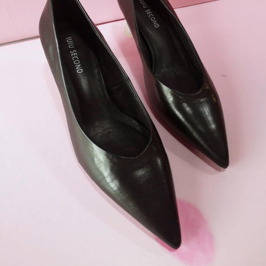 IUIU SECOND 舒软通勤羊皮女单鞋浅口皮鞋 商品图1