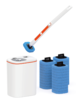 洁仕宝 第四代马桶刷 一次性马桶刷无死角家用壁挂卫生间清洁神器替换头洗厕所刷子套装 自带洗涤液 一次性使用 清洁消毒 商品缩略图0