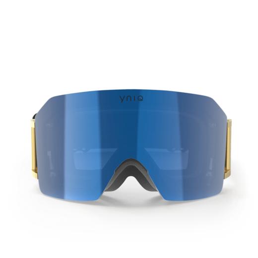 YNIQ - Nine - Golden Sky 配件 护目镜 黑色/金色/蓝镜 商品图0