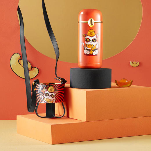 财神猫系列保温杯 商品图1