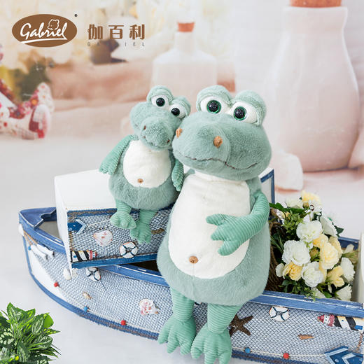 伽百利/Gabriel丛林小分队可爱青蛙恐龙鳄鱼毛绒玩具公仔大玩偶女生生日礼物 商品图2