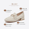 ZHR2022春季新款百搭单鞋粗跟英伦小皮鞋一脚蹬乐福鞋女 商品缩略图5