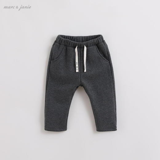 马克珍妮秋冬装男女童加绒运动裤 儿童长裤 宝宝裤子201701 商品图2