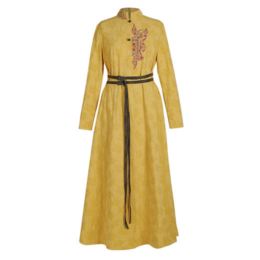 【50周年纪念款】浮生辞刺绣连衣裙| 杨丽萍老师同款 | 黄色 杏色 红色 | 长短袖可选 商品图13