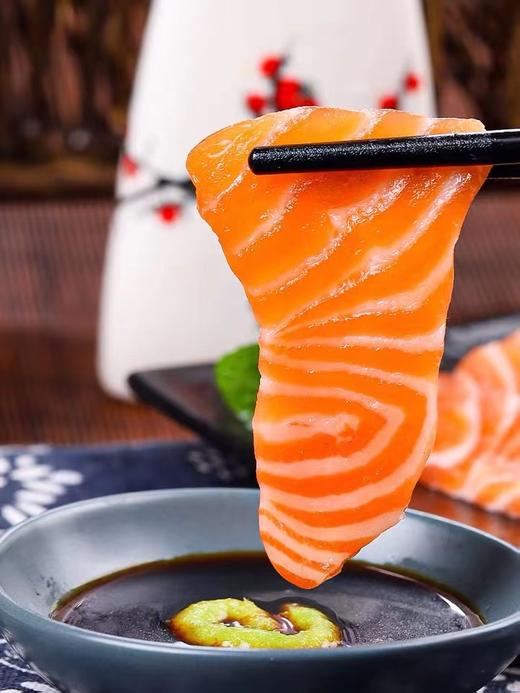 三文鱼中段刺身 1000g 进口海鲜水产冰鲜 商品图2