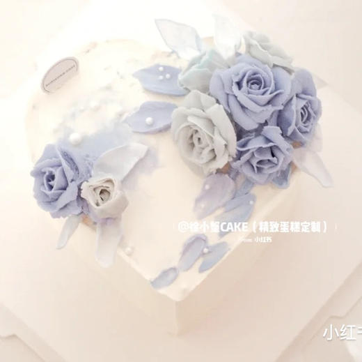 【蓝色多瑙河】爱心型、豆沙裱花 商品图1