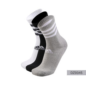 ADIDAS/阿迪达斯 3S CSH CRW3P 运动中袜（三双装）