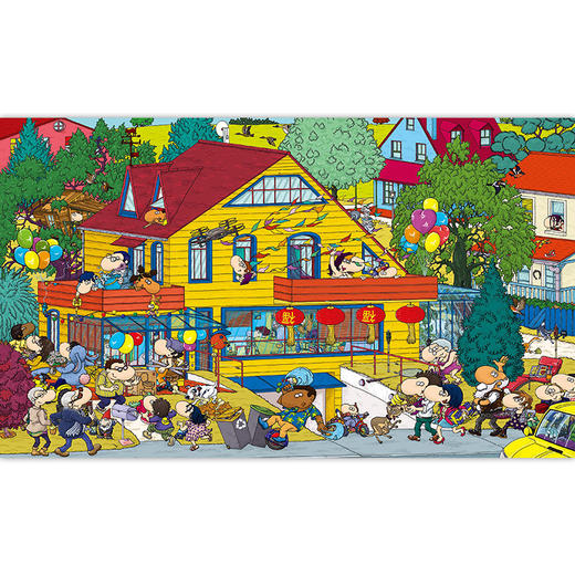 后浪正版 长长的小百科：热闹的家 呈现家庭生活的5大场景 202种事物 针对儿童视觉发展设计 让孩子在游戏中学习 商品图1