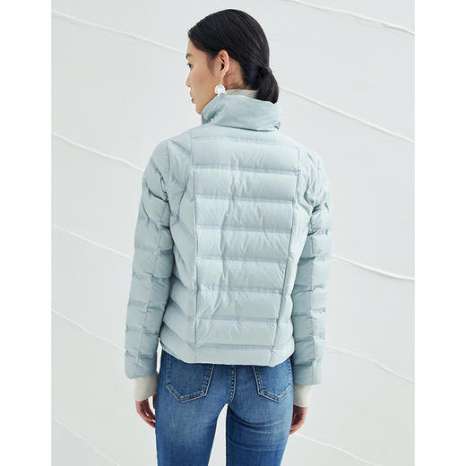EITIE爱特爱冬季新款立领短款羽绒服时尚简约显瘦百搭保暖女D2111803 商品图3