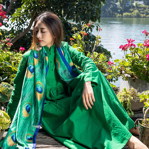 【春夏美丽丝巾】雀栖印花围巾 | 现货加急发 商品图4