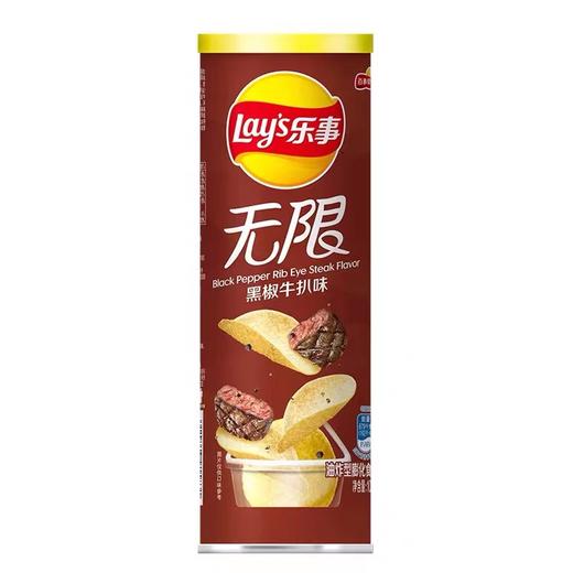 乐事黑椒牛扒味薯片104g 商品图0