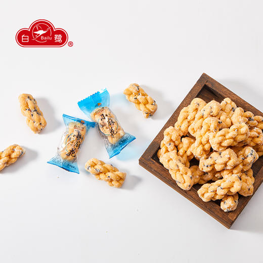 白鹭小麻花椒盐蒜香味零食小吃好吃的散装小袋装老式传统糕点特产 商品图3