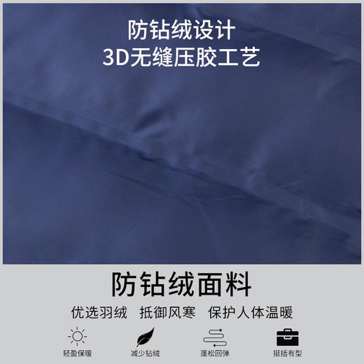 羽绒工作服棉衣冬季加厚纯棉棉服电焊电力厂服冷库工服防寒外套 商品图3