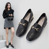 ZHR2022春季新款百搭单鞋粗跟英伦小皮鞋一脚蹬乐福鞋女 商品缩略图1