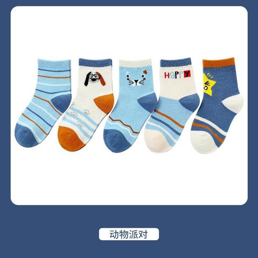 【5双装 优选好面料】A类儿童袜子春秋季精梳棉卡通袜子 儿童中筒袜子新款批发秋冬童袜男 商品图14