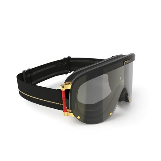 YNIQ - One - Black Gold 配件 护目镜 黑色/金色/黑镜 商品图0