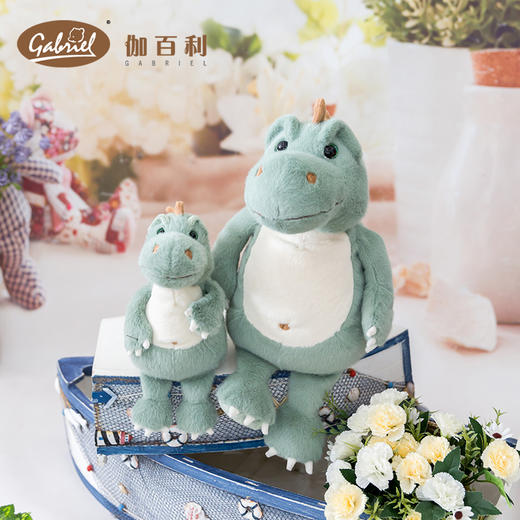 伽百利/Gabriel丛林小分队可爱青蛙恐龙鳄鱼毛绒玩具公仔大玩偶女生生日礼物 商品图3