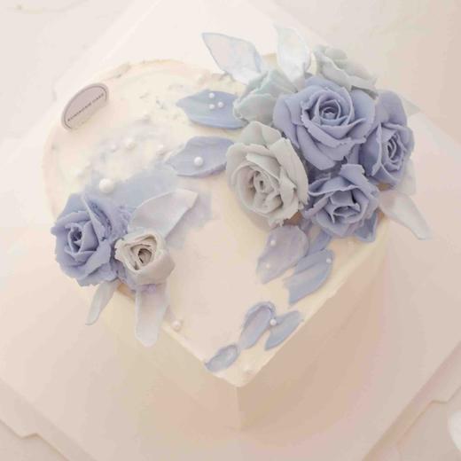 【蓝色多瑙河】爱心型、豆沙裱花 商品图0