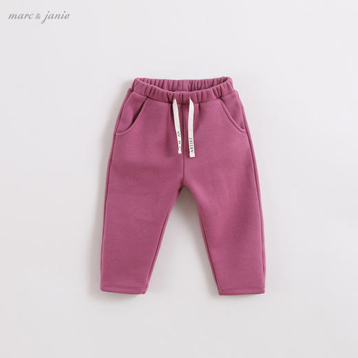 马克珍妮秋冬装男女童加绒运动裤 儿童长裤 宝宝裤子201701 商品图1