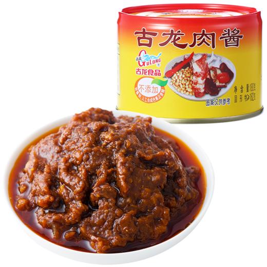 古龙食品肉酱罐头下饭菜意面酱拌粉拌面酱拌饭厦门特产熟食180g*6 商品图4