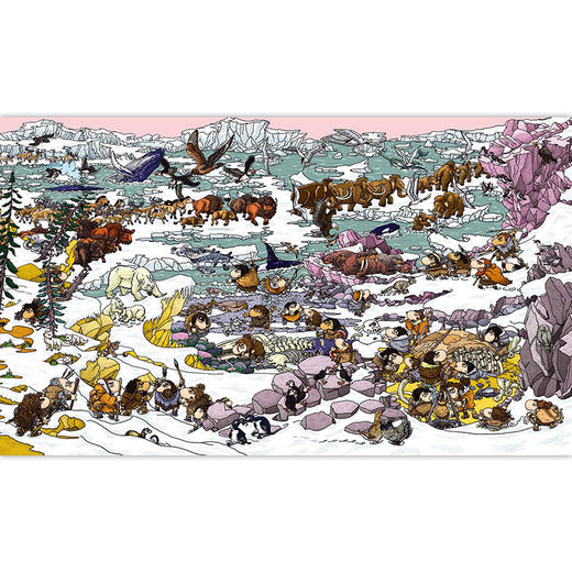 长长的小百科：原始时代 呈现194种原始时代的动物、植物和工具 让孩子在游戏中学习历史知识 科普百科 书籍 商品图1