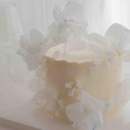 【威化纸蝴蝶】小仙女蛋糕，白色奶油霜（默认火芒夹心） 商品图1