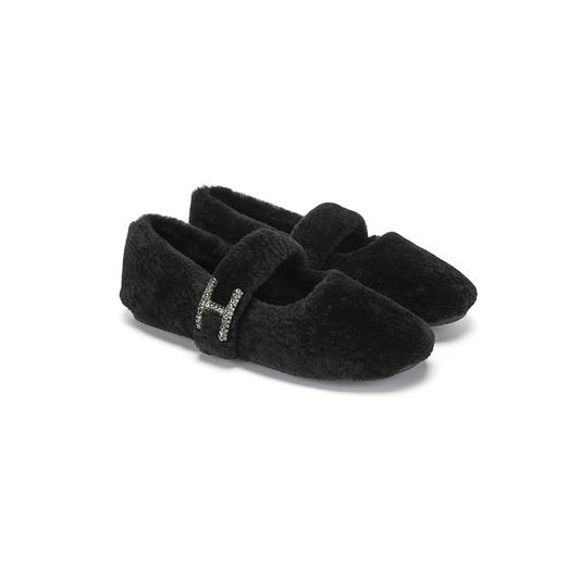 IUIU SECOND 秋冬羊毛温暖毛毛鞋 商品图1