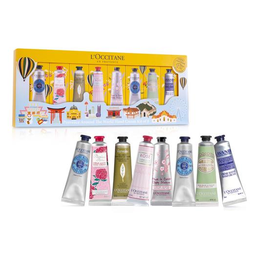 【秋冬限定】法国 L'OCCITANE欧舒丹 护手霜30ml*8件套 套装（乳木果*2+芍药+马鞭草+玫瑰+樱花+杏仁+薰衣草） 商品图12