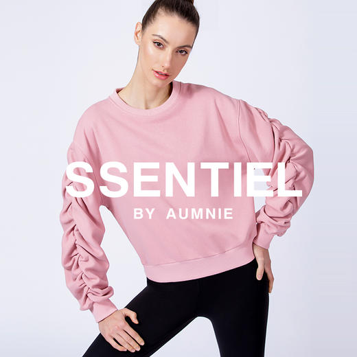 【新品】褶皱T台卫衣 RUCHED RUNWAY SWEATSHIRT秋冬新款运动休闲罩衫 商品图2