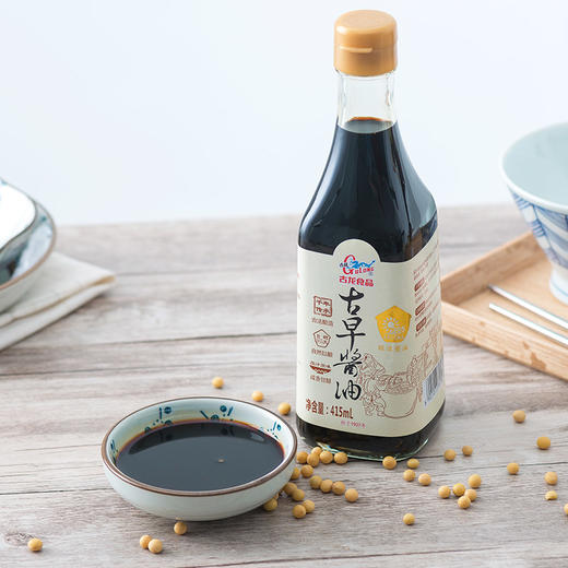 古龙食品古早酱油非转基因豆古法酿造特级酱油生抽家用调味415ml*2 商品图2