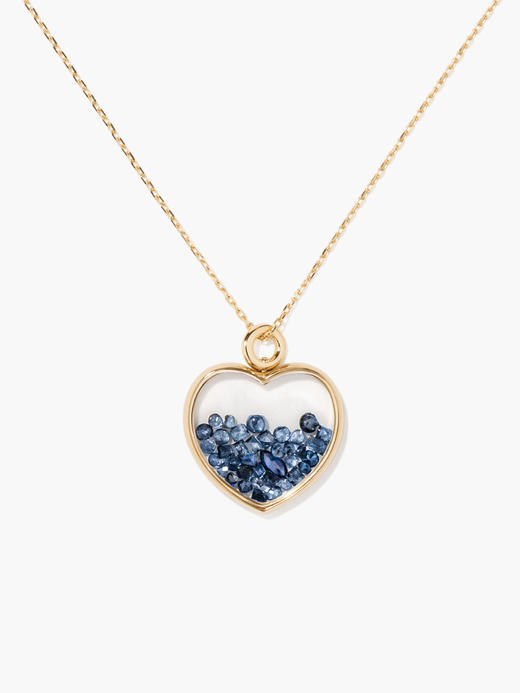 订购8周到｜Aurélie Bidermann-Heart-蓝宝爱意 宝石匣 项链［法国设计师］ 商品图0