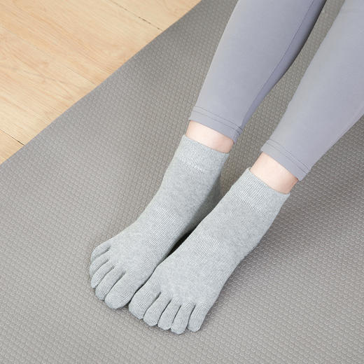 《15送1》HaWaTa华威特五指瑜伽袜硅胶防滑瑜伽袜普拉提瑜伽袜（裹脚踝） 商品图8