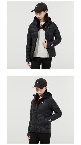 puma彪马官方旗舰女装 2021冬季新款运动服户外出行保暖舒适休闲连帽羽绒服外套846298-01