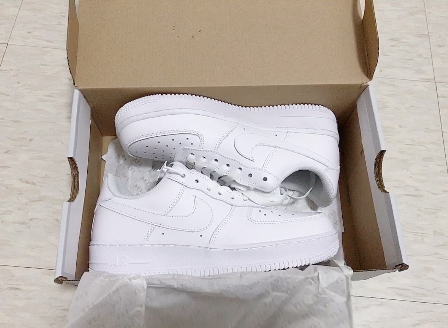 秒75正品75nike耐克aj空军一号纯白经典鞋99