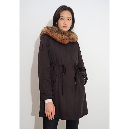 诗篇2021年春季派克皮草6C61109223 商品图1