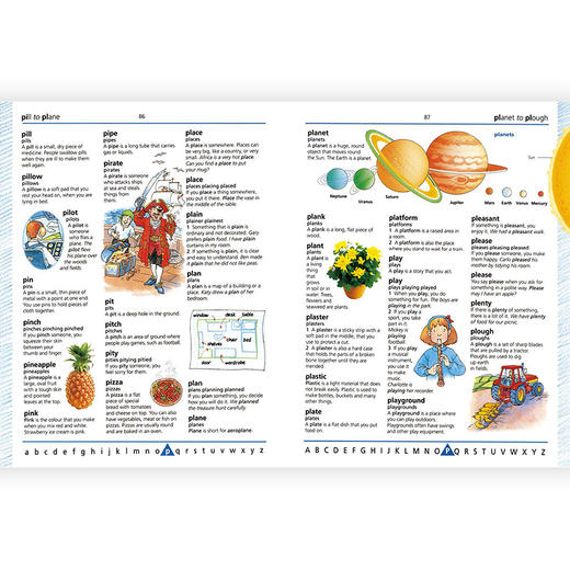 后浪正版 初阶英语彩图词汇手册 5-10岁单词学习书 入门级工具书 浪花朵朵童书 商品图3