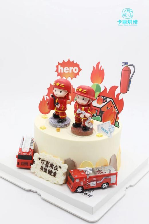 消防员车车蛋糕 商品图2