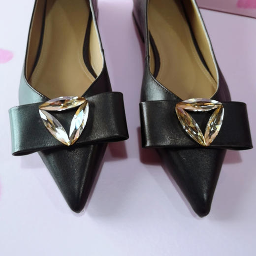 IUIU SECOND 春夏简约浅口单鞋羊皮尖头平底单鞋 商品图3