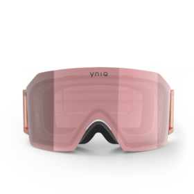 YNIQ - Nine - White Rose Gold - 配件 - 护目镜 - 白色/玫瑰金/粉镜