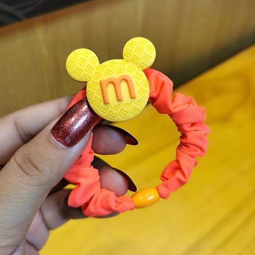 【两只装】韩国东大门新款发饰 荧光糖果色米奇发圈卡通丸子头绳 商品图7