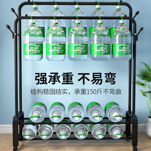 单杆晾衣架落地家用简易晾衣杆卧室晒衣架 商品图3