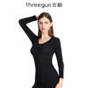 Threegun三枪 圆领女士美体修身长袖上衣打底衫-22826A021 商品缩略图0