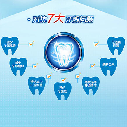 佳洁士健康专家抗牙龈红肿出血漱口水500ML（计量单位：瓶） 商品图1