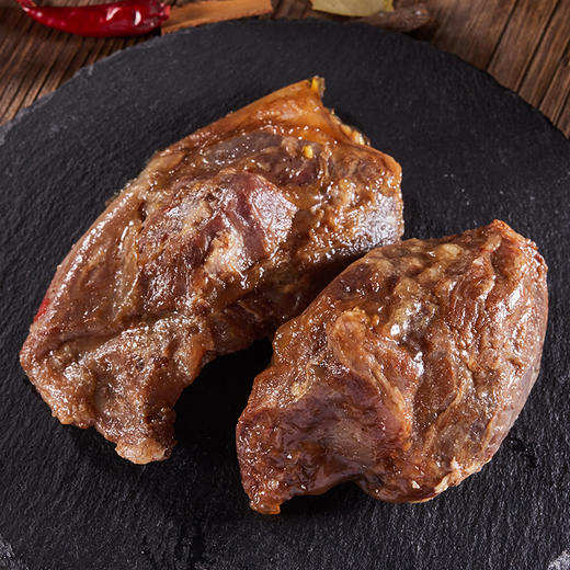 古龙食品酱牛肉干冷吃牛腱肉办公室网红零食卤味熟食厦门特产200g 商品图4