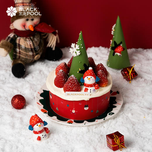 【9-15人份圣诞套餐】6吋/2磅圣诞款式蛋糕2选1 + 圣诞杯子蛋糕12枚装  低至8.9折 商品图2