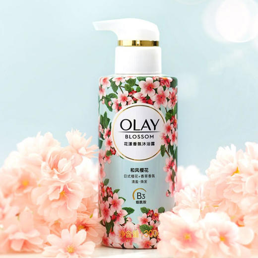 Olay花漾香氛沐浴露和风樱花300克 商品图0
