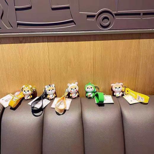 卡通柴小虎钥匙扣女精致可爱网红柴犬汽车钥匙挂饰书包挂件 商品图9